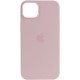 Чохол для смартфона Silicone Full Case AAA MagSafe IC for iPhone 14 Pro Max Chalk Pink