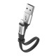 Кабель Baseus Two-in-one Portable Cable (Android/iOS) Silver