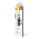 Кабель Baseus Two-in-one Portable Cable (Android/iOS) Silver