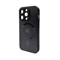 Чохол для смартфона AG Glass Matt Frame Color MagSafe Logo for Apple iPhone 14 Pro Graphite Black