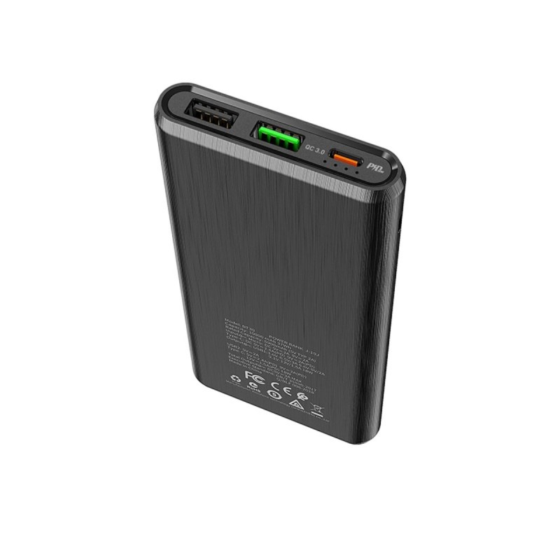 Зовнішній акумулятор BOROFONE BT30 Power bank BT30 Dynamic PD+QC3.0 10000mAh Black