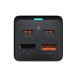 Мережевий зарядний пристрій Baseus GaN3 Pro Desktop Powerstrip AC+2U+2C 65W EU Black Baseus Xiaobai series fast charging Cable Type-C  to Type