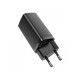 Мережевий зарядний пристрій Baseus GaN Lite Quick Charger C+C 65W EU Black