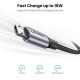 Кабель UGREEN US290 Micro USB 2.0 Cable 1M Metal/Black (UGR-60146)