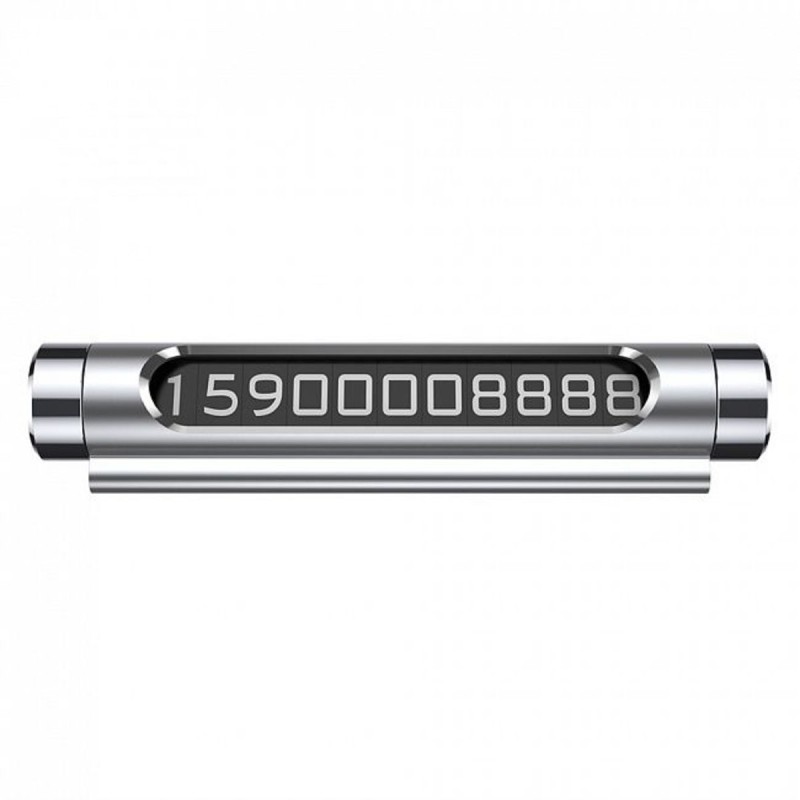 Паркувальна карта Baseus Temporary Parking Number Card Silver