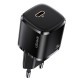 Мережевий зарядний пристрій Usams US-CC124 T36 20W Super Si PD Fast Charger(EU) Black