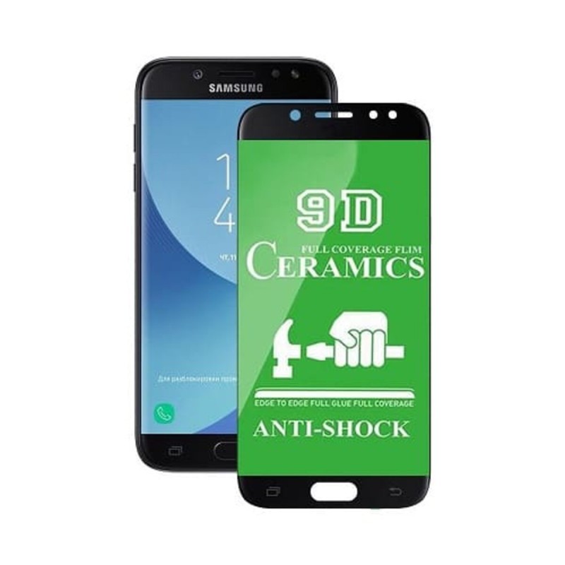 Захисне скло Ceramic glass Samsung J730 Black (тех. упаковка)