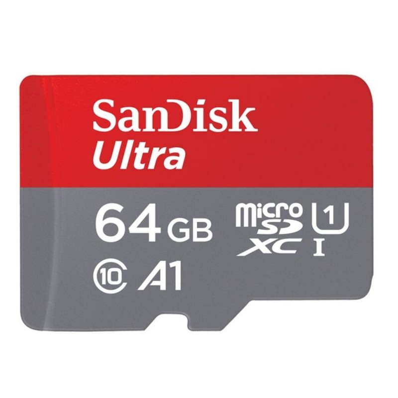 microSDXC (UHS-1) SanDisk Ultra 64Gb class 10 A1 (140Mb/s)
