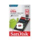microSDXC (UHS-1) SanDisk Ultra 64Gb class 10 A1 (140Mb/s)