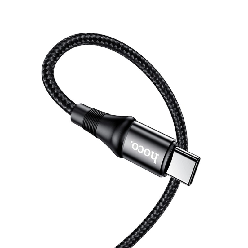 Кабель HOCO X50 Type-C to Type-C Exquisito 100W charging data cable(L=1M) Black