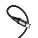 Кабель HOCO X50 Type-C to Type-C Exquisito 100W charging data cable(L=1M) Black