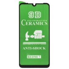 Захисне скло Ceramic glass Xiaomi Redmi 7 Black (тех. упаковка)