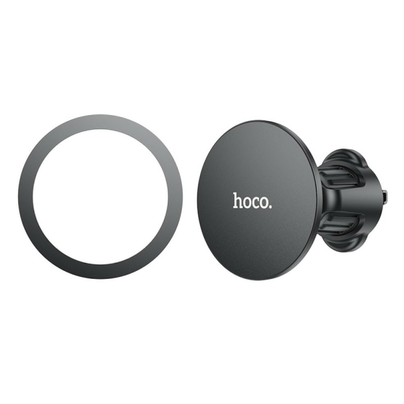 Тримач для мобільного HOCO H12 Fine jade ring magnetic car holder(air outlet) Black