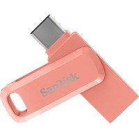 Flash SanDisk USB 3.1 Ultra Dual Go Type-C 64Gb (150 Mb/s) Peach