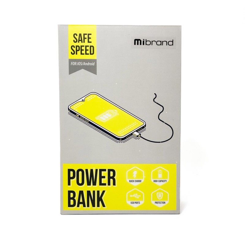 Зовнішній акумулятор Mibrand EXTREM 20000mAh solar 4 wire