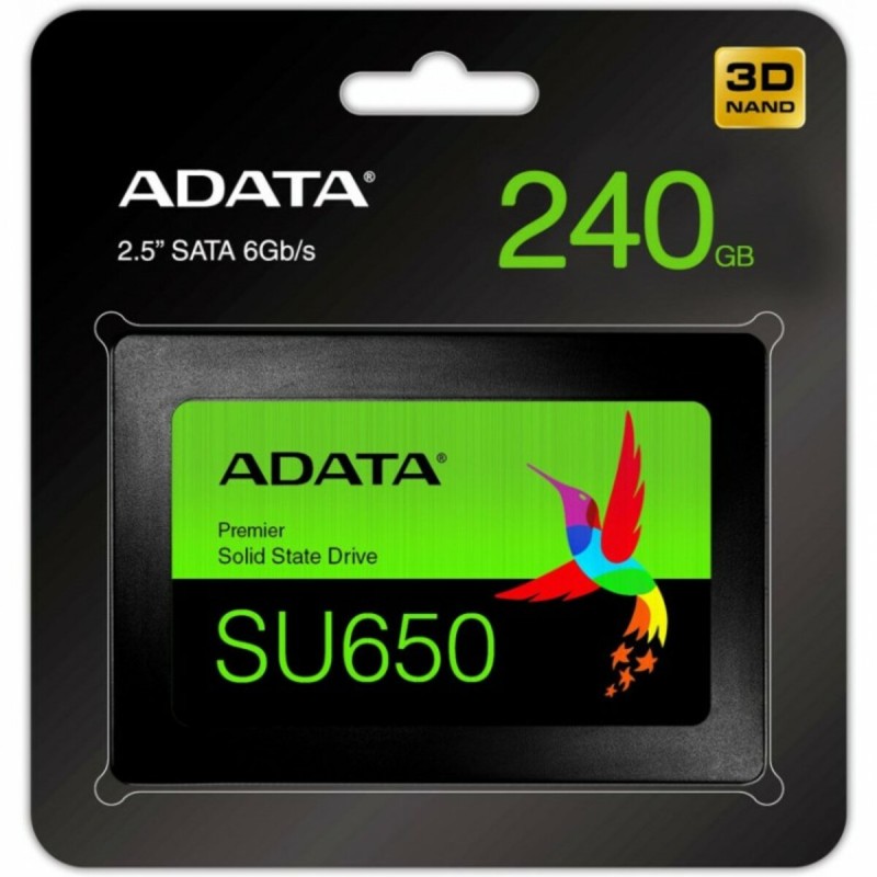 SSD ADATA Ultimate SU650 240GB 2.5" SATA III 3D NAND TLC (63415)