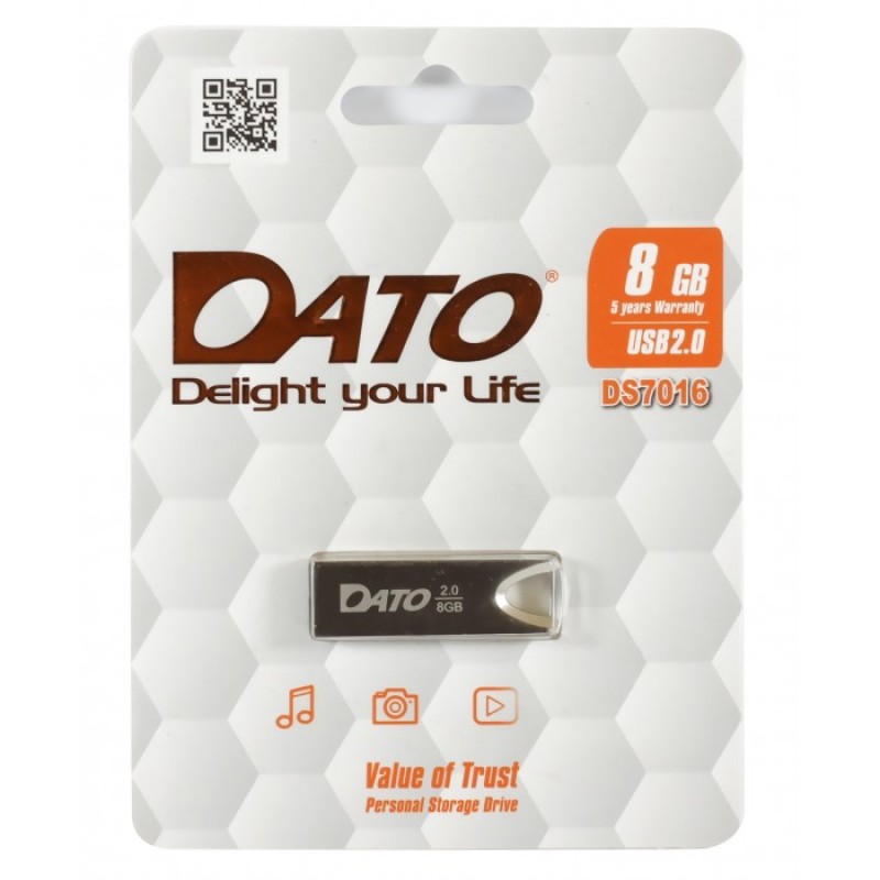 Flash DATO USB 2.0 DS7016 8Gb silver