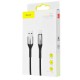 Кабель Baseus Horizontal Data CableUSB For iP 2.4A 1m Black