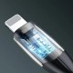 Кабель Baseus Horizontal Data CableUSB For iP 2.4A 1m Black