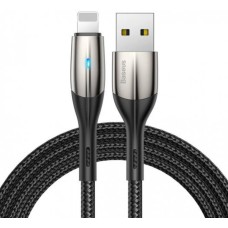 Кабель Baseus Horizontal Data CableUSB For iP 2.4A 1m Black