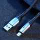 Кабель Baseus Horizontal Data CableUSB For iP 2.4A 1m Black