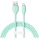 Кабель Baseus Jelly Liquid Silica Gel Fast Charging Data Cable USB to iP 2.4A 1.2m Green