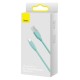 Кабель Baseus Jelly Liquid Silica Gel Fast Charging Data Cable USB to iP 2.4A 1.2m Green
