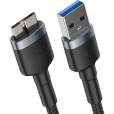 Кабель Baseus cafule Cable USB3.0 Male TO Micro-B 2A 1m Dark gray