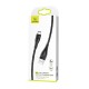 Кабель Usams US-SJ398 U41 Type-C Braided Data and Charging Cable 3m Black