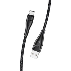 Кабель Usams US-SJ398 U41 Type-C Braided Data and Charging Cable 3m Black
