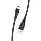 Кабель Usams US-SJ398 U41 Type-C Braided Data and Charging Cable 3m Black