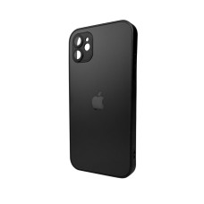 Чохол для смартфона AG Glass Matt Frame Color MagSafe Logo for Apple iPhone 11 Graphite Black