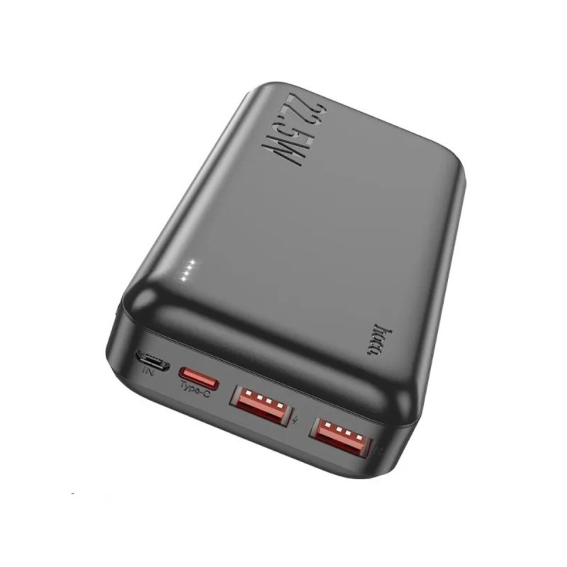 Зовнішній акумулятор HOCO J101A Astute 22.5W fully compatible power bank 20000mAh Bkack