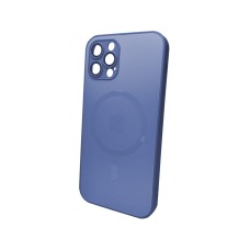 Чохол для смартфона AG Glass Matt Frame Color MagSafe Logo for Apple iPhone 12 Pro Sierra Blue