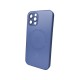 Чохол для смартфона AG Glass Matt Frame Color MagSafe Logo for Apple iPhone 12 Pro Sierra Blue