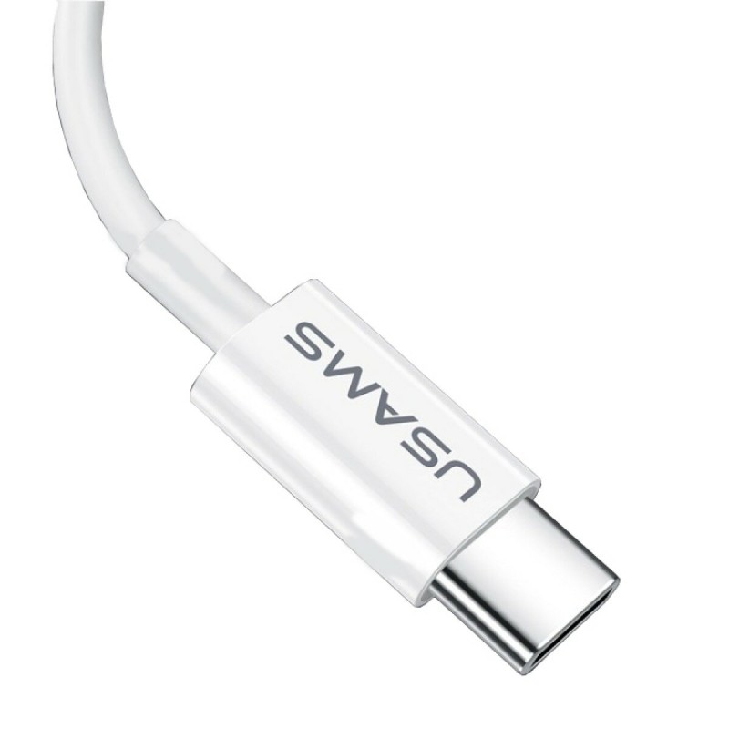 Кабель Usams US-SJ285 U23 Type-C Data and Charging Cable 1m White