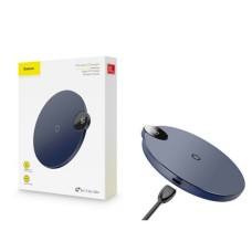 БЗП Baseus Digtal LED Display Wireless Charger Blue