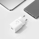 МЗП Baseus Super Si Quick Charger 1C 25W EU Sets White (With Mini White Cable Type-C to Type-C 3A 1m White)