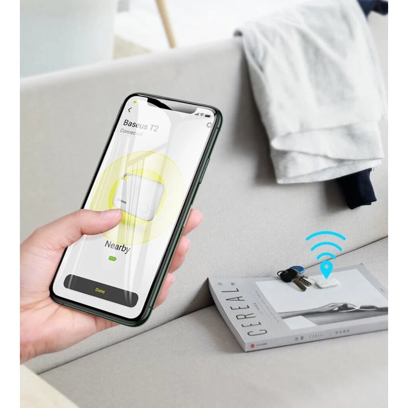 Трекер Baseus Intelligent T2 ropetype anti-loss device White