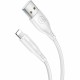 Кабель Usams US-SJ266 U18 Round lightning Cable 1m White