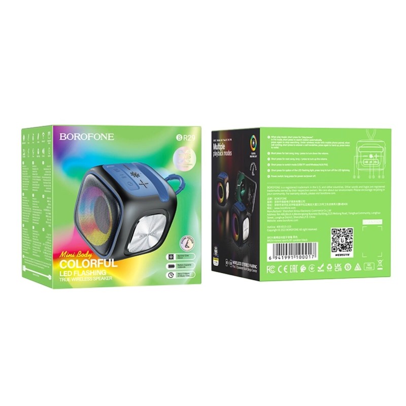 Портативна колонка BOROFONE BR29 Interest sports BT speaker Black
