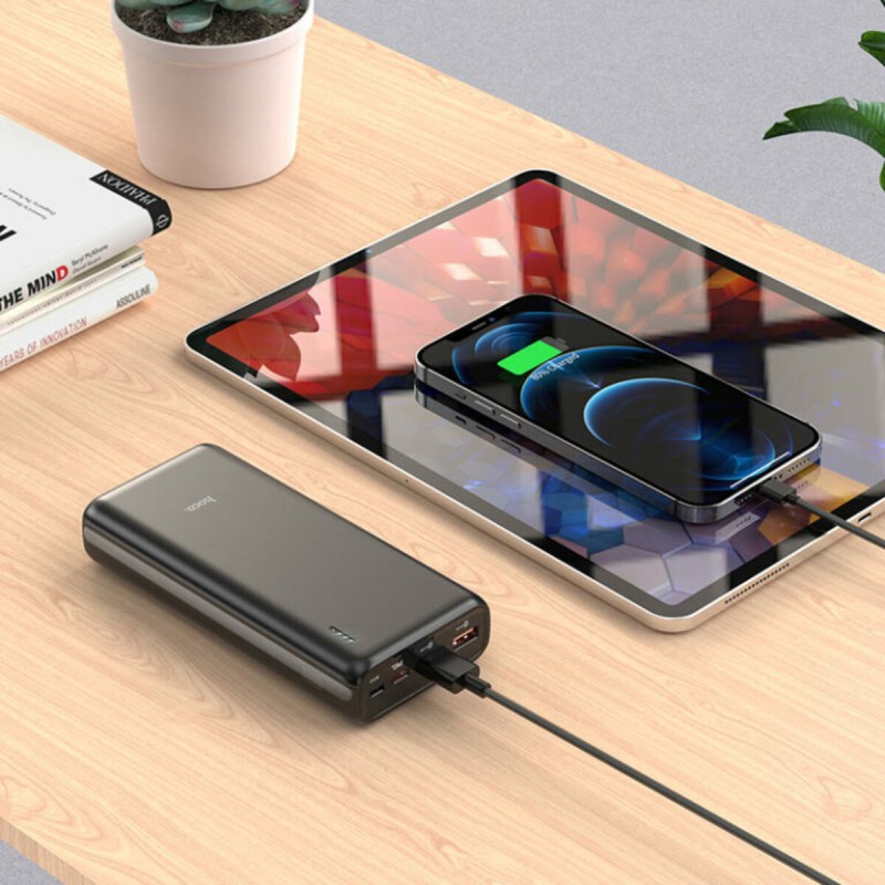 Зовнішній акумулятор HOCO J80A Premium 22.5W fully compatible power bank(20000mAh) Black