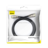 Кабель Baseus Horizontal 4KHDMI Male To 4KHDMI Male Adapter Cable 3m Black