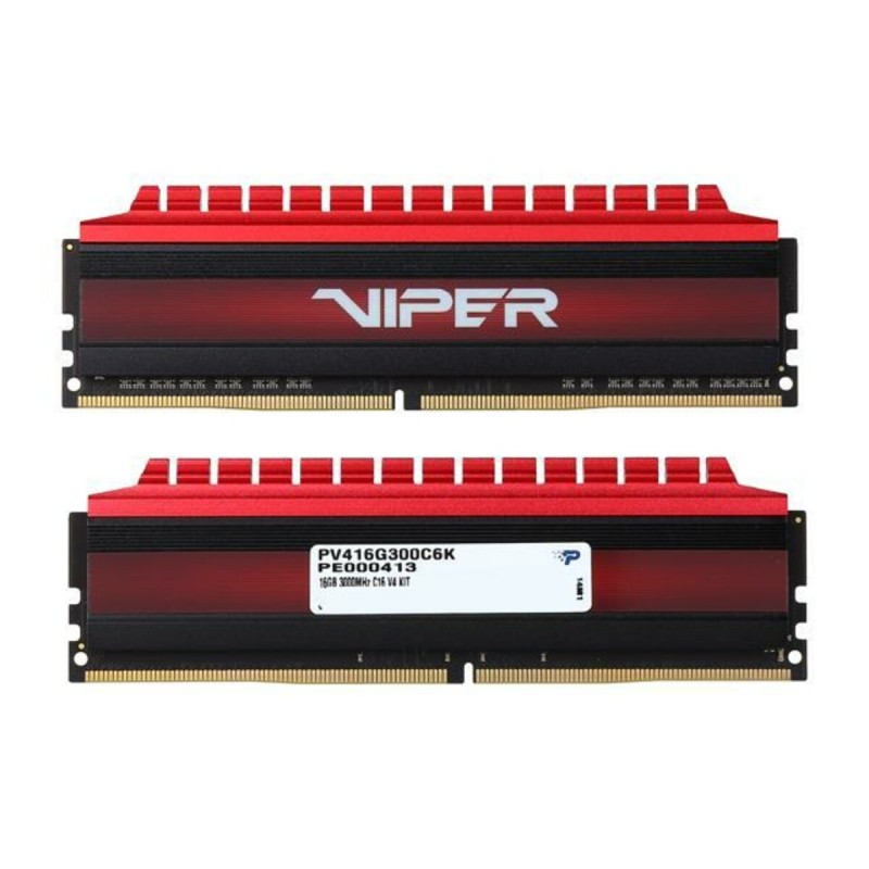 DDR4 Patriot Viper V4 16GB (Kit of 2x8192) 3000MHz CL16 DIMM Black/Red