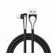 Кабель Baseus MVP Mobile game Cable USB For lightning 2.4A 1M Black