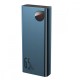 Зовнішній акумулятор Baseus Adaman Metal Digital Display Quick Charge Power Bank 20000mAh 65W Blue