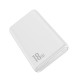 Зовнішній акумулятор Baseus Bipow Quick Charge Power Bank PD+QC 10000mAh 18W White