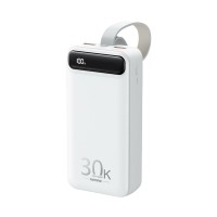 Зовнішній акумулятор REMAX Bole Series 20W+22.5W PD+QC Fast Charging Power Bank  30000mAh RPP-522 White