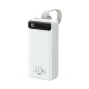 Зовнішній акумулятор REMAX Bole Series 20W+22.5W PD+QC Fast Charging Power Bank  30000mAh RPP-522 White
