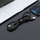 Кабель ACEFAST C2-02 USB to iP 2.4A, 1.2m, silicone, zinc connectors, Black
